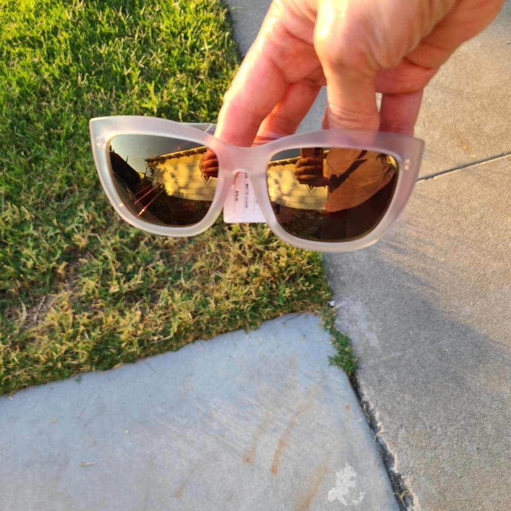 Joe's Clear Matte Sunglasses